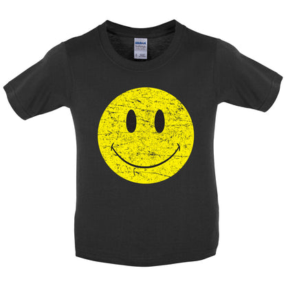 Smiley Rave Face Kids T Shirt