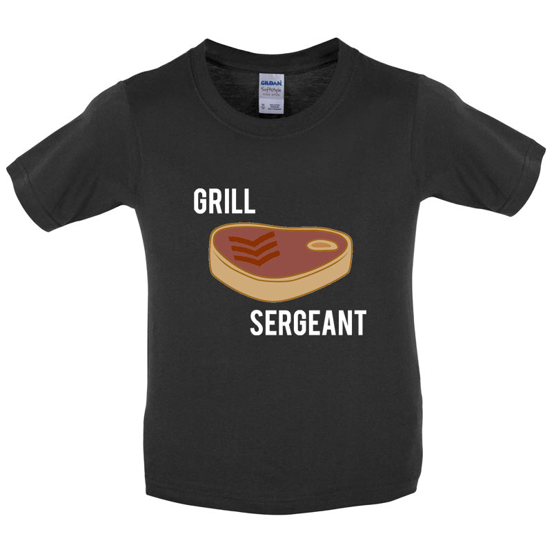 Grill Sergeant Kids T Shirt