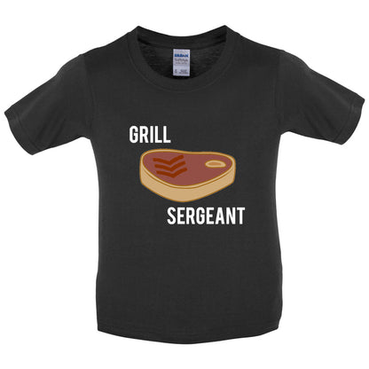 Grill Sergeant Kids T Shirt