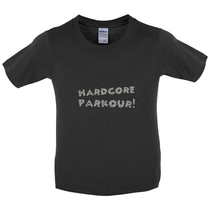 Hardcore Parkour Kids T Shirt