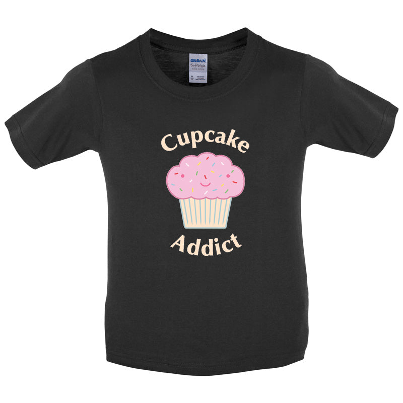Cupcake Addict Kids T Shirt