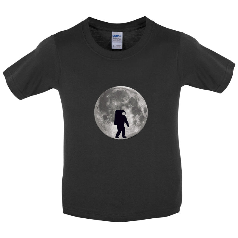 Astronaut On The Moon Kids T Shirt