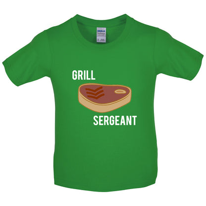 Grill Sergeant Kids T Shirt