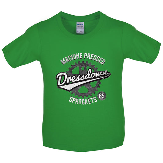 Machine Pressed Sprockets Dressdown Kids T Shirt