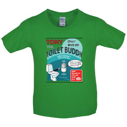 Tony the Talking Toilet Kids T Shirt