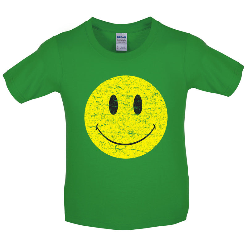Smiley Rave Face Kids T Shirt