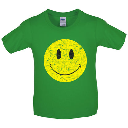 Smiley Rave Face Kids T Shirt