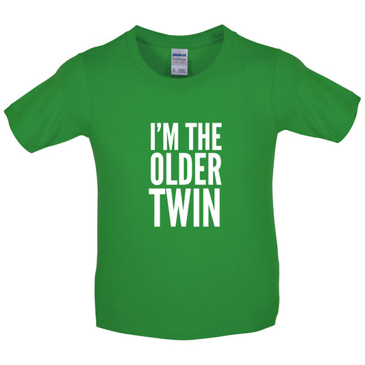 I'm The Older Twin Kids T Shirt