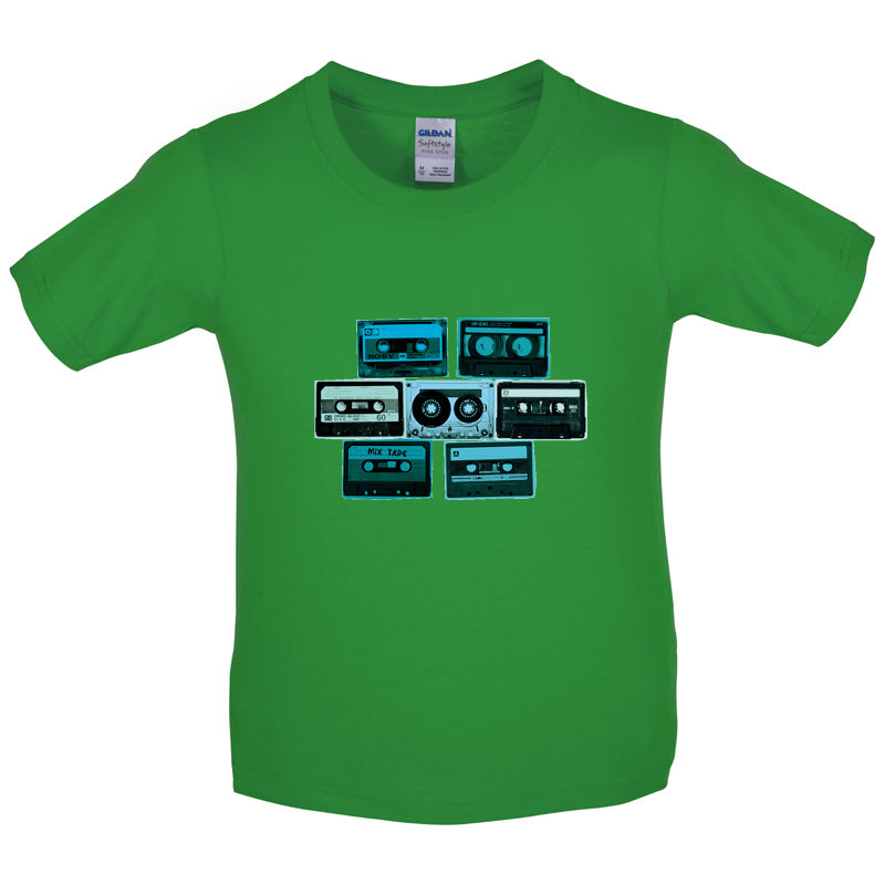 Cassette Tapes Kids T Shirt