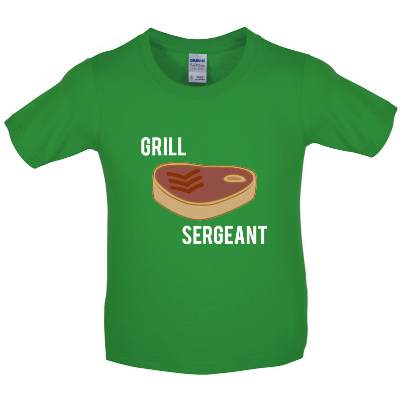 Grill Sergeant Kids T Shirt