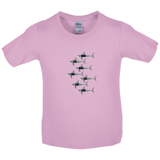 Shark Week Kids T Shirt