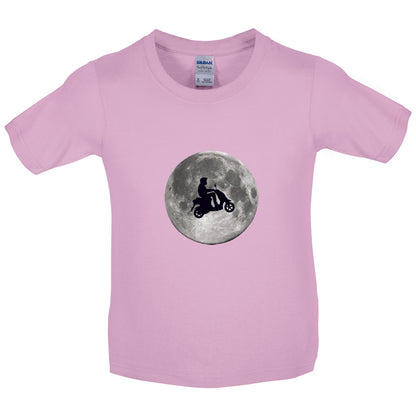 Moped Moon Kids T Shirt