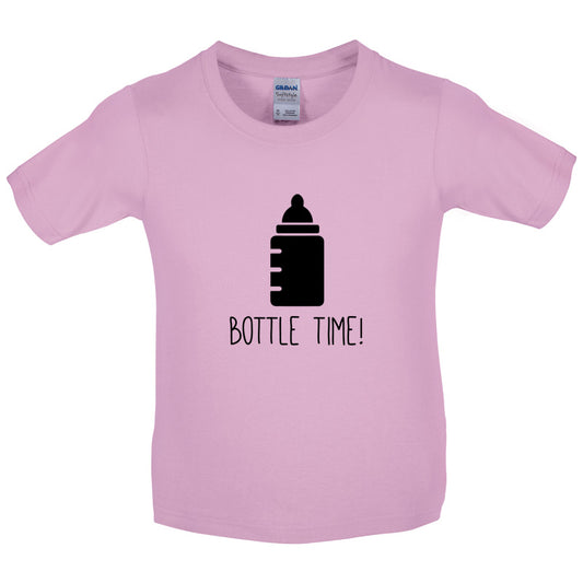 Bottle Time Kids T Shirt
