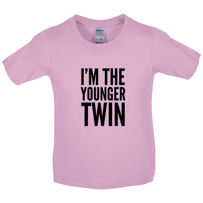 I'm The Younger Twin Kids T Shirt
