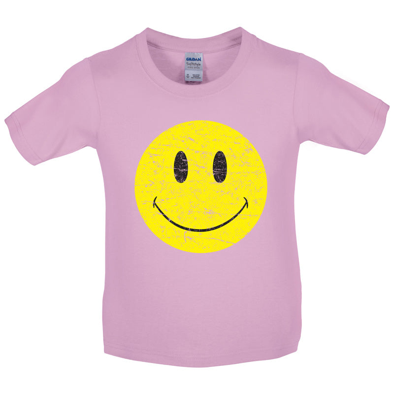 Smiley Rave Face Kids T Shirt