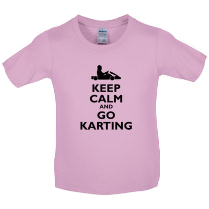 Keep Calm and Go Karting Kids T Shirt