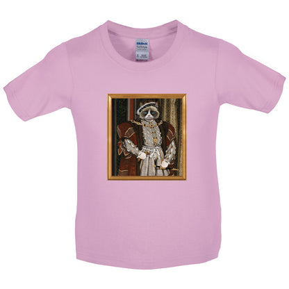 King Henry Grumpy Cat Kids T Shirt