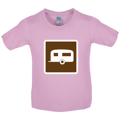 Caravan Sign Kids T Shirt