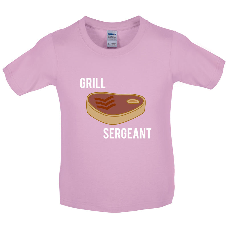 Grill Sergeant Kids T Shirt