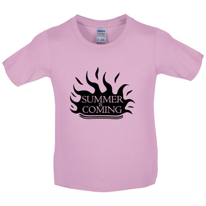 Summer Is Coming Kids T Shirt