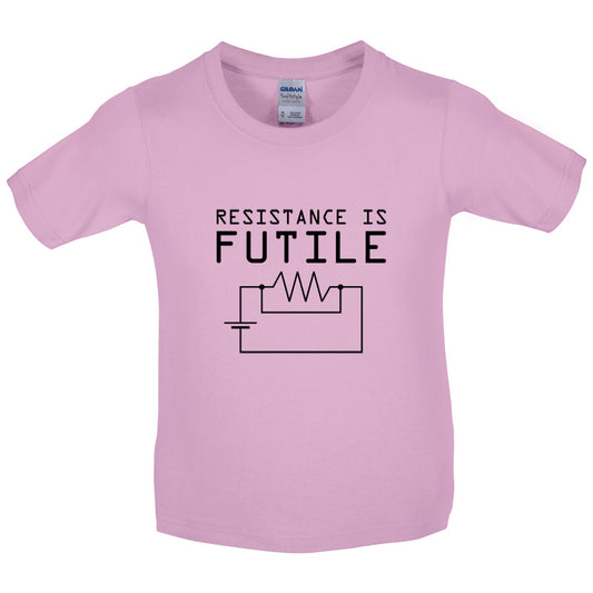 Resistance is Futile Kids T Shirt