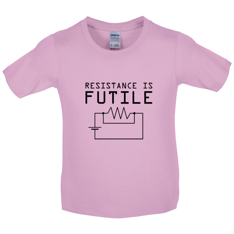 Resistance is Futile Kids T Shirt