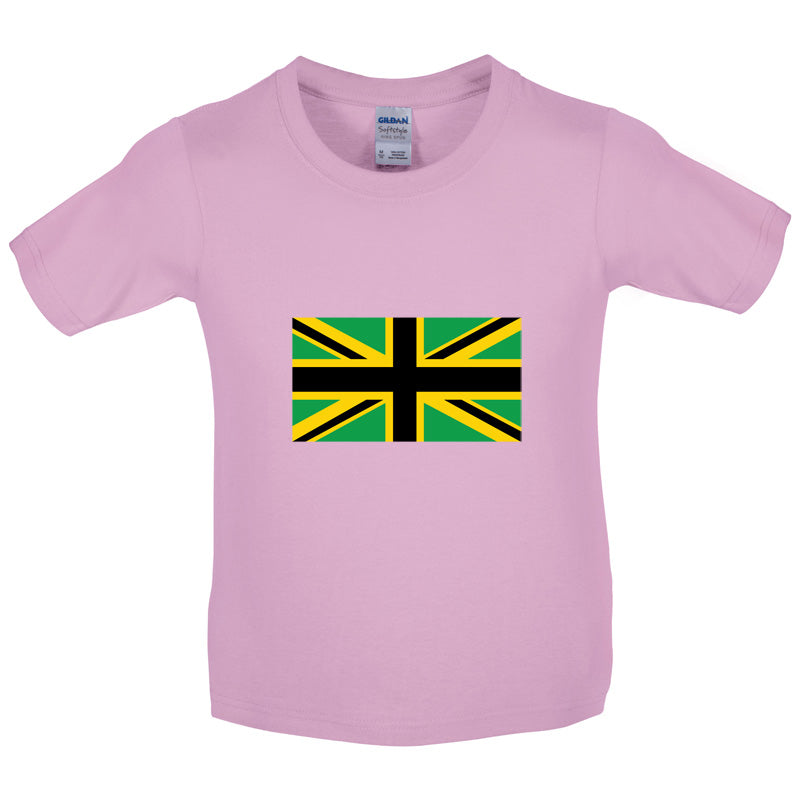 Jamaican Union Jack Kids T Shirt