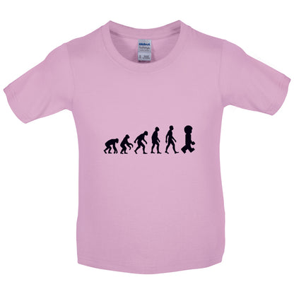 Evolution Of Man Master Builder Kids T Shirt