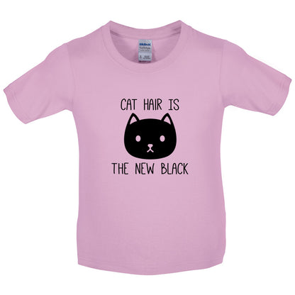 Cat Hair Is The New Black Kids T Shirt