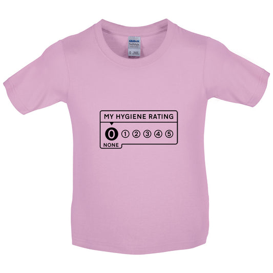 Hygiene Level Kids T Shirt