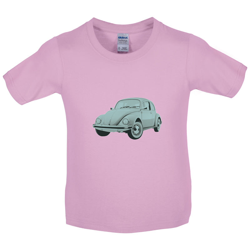 Beetle Colour Kids T Shirt