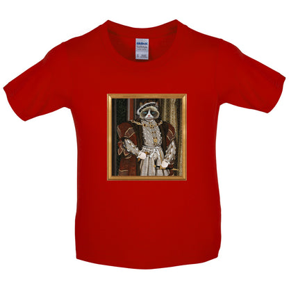 King Henry Grumpy Cat Kids T Shirt