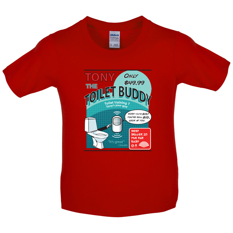 Tony the Talking Toilet Kids T Shirt