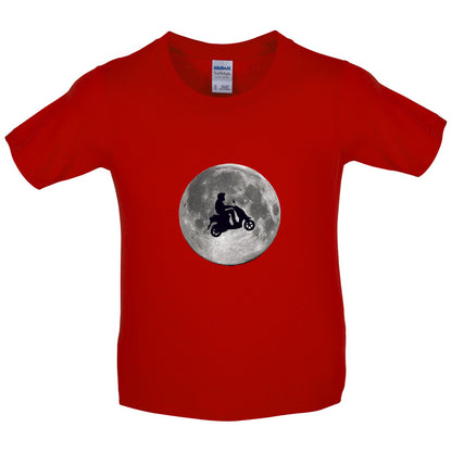 Moped Moon Kids T Shirt