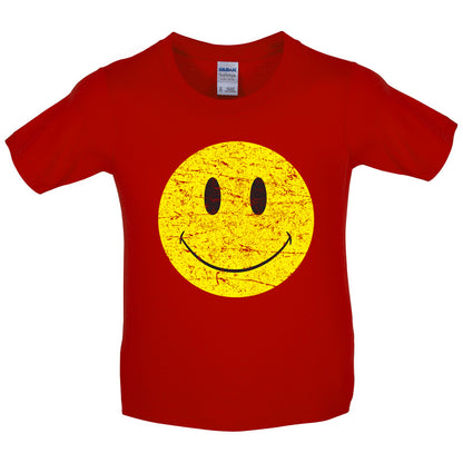 Smiley Rave Face Kids T Shirt