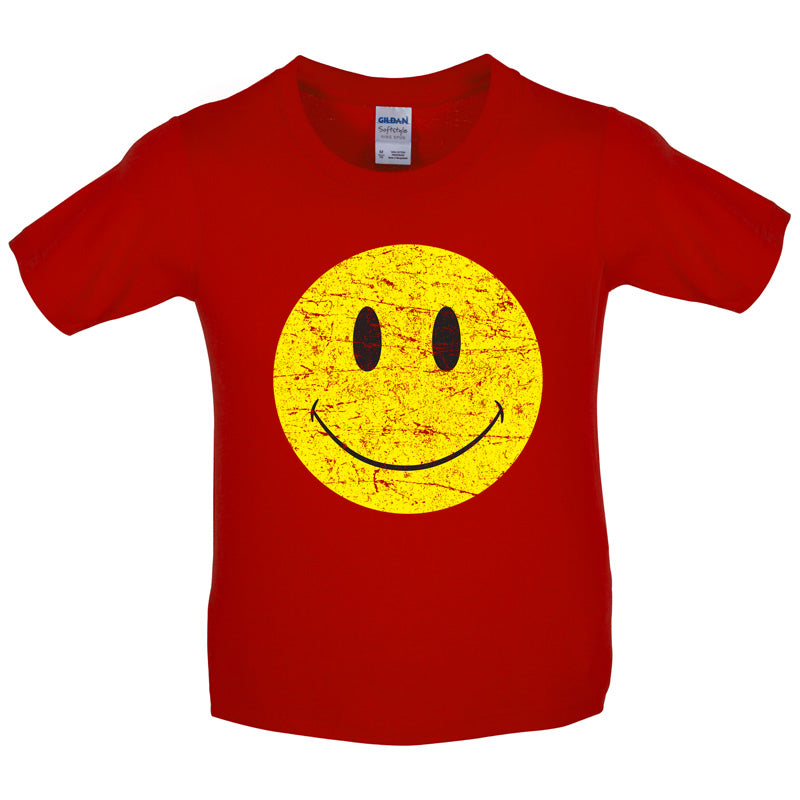 Smiley Rave Face Kids T Shirt
