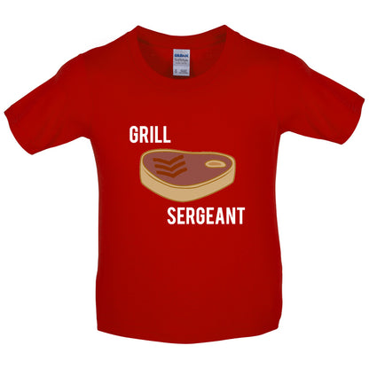 Grill Sergeant Kids T Shirt