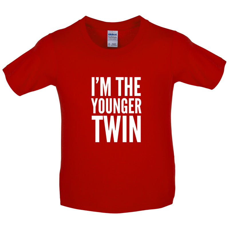I'm The Younger Twin Kids T Shirt