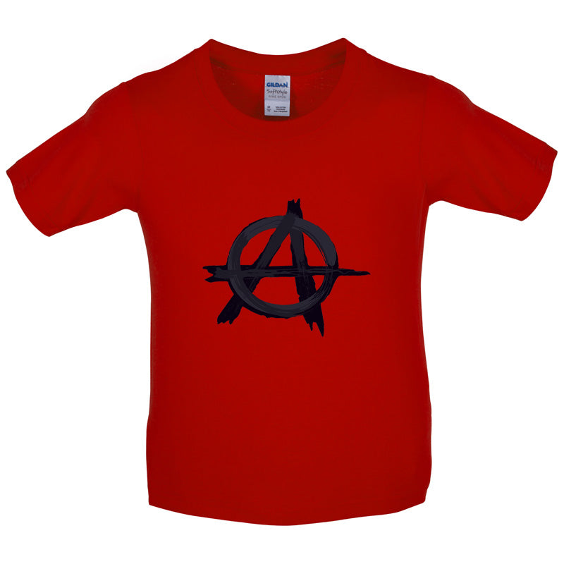 Anarchy Symbol Kids T Shirt