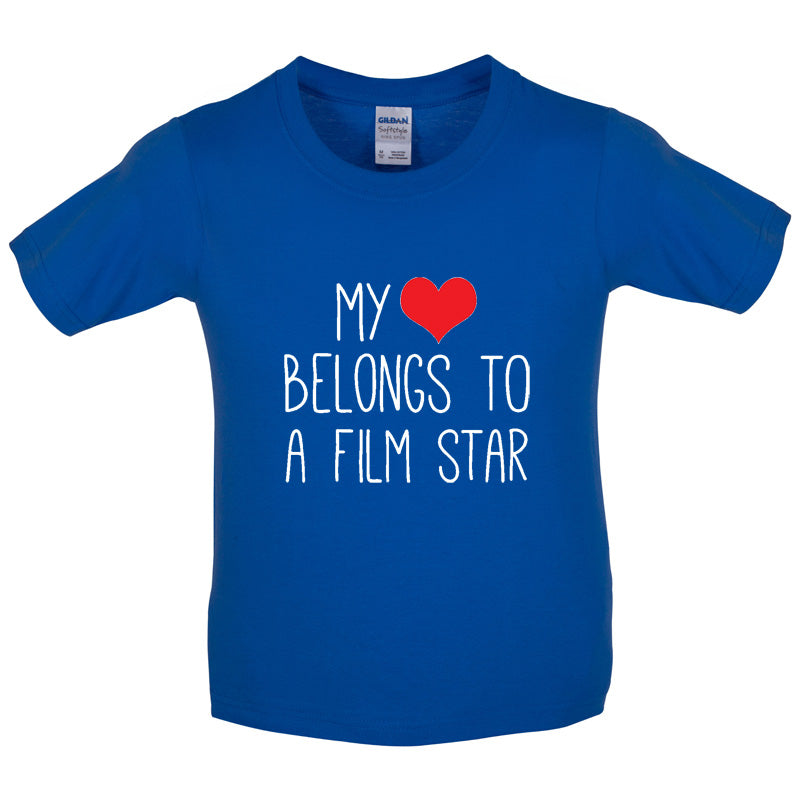 My Heart Belongs To A Film Star Kids T Shirt