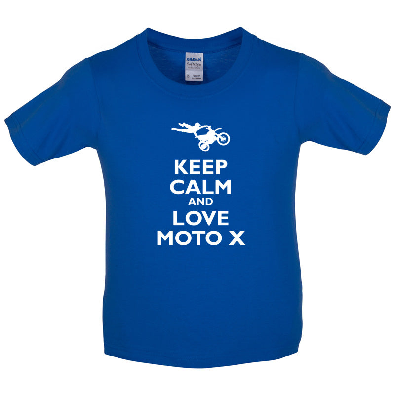 Keep Calm and Love Moto X Kids T Shirt
