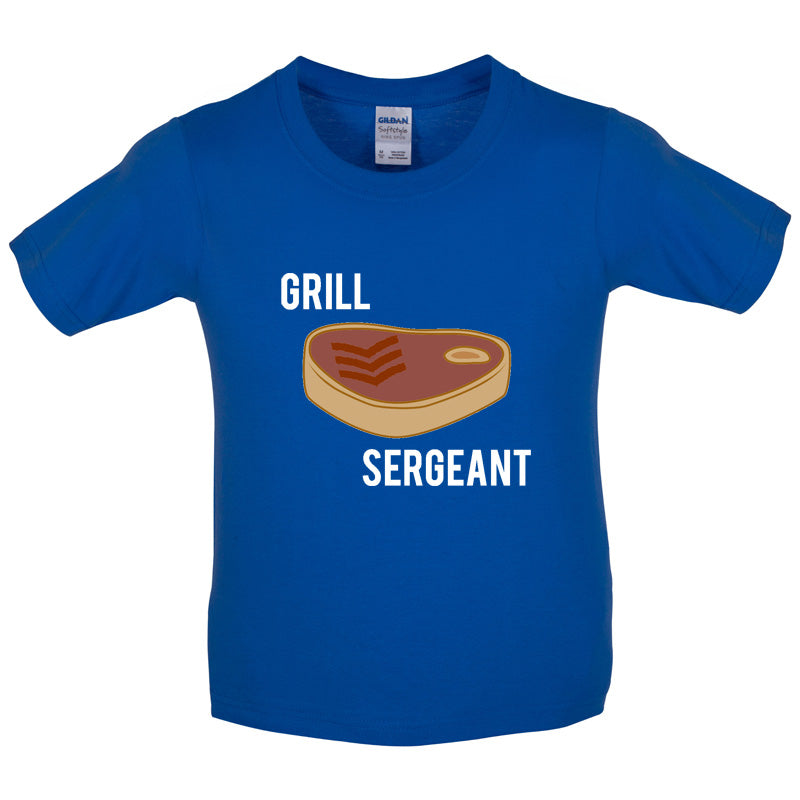 Grill Sergeant Kids T Shirt