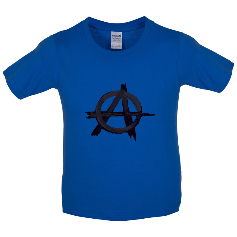 Anarchy Symbol Kids T Shirt