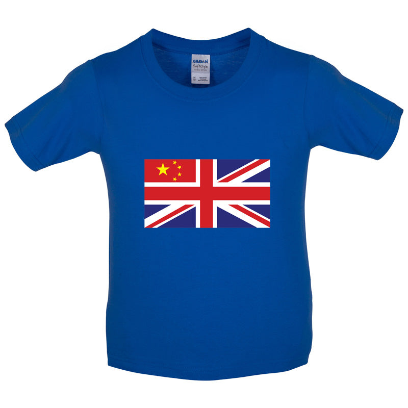 China Union Jack Flag Kids T Shirt