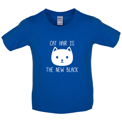 Cat Hair Is The New Black Kids T Shirt