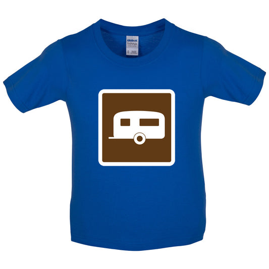 Caravan Sign Kids T Shirt