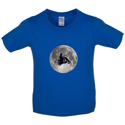 Moped Moon Kids T Shirt