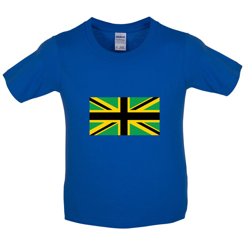 Jamaican Union Jack Kids T Shirt