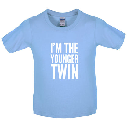 I'm The Younger Twin Kids T Shirt