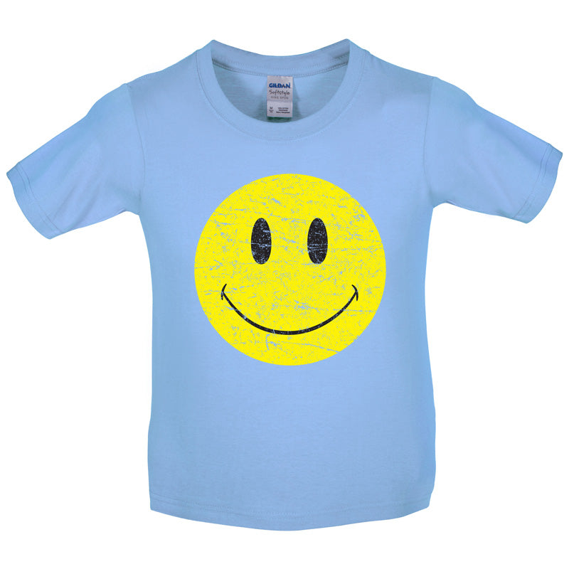 Smiley Rave Face Kids T Shirt